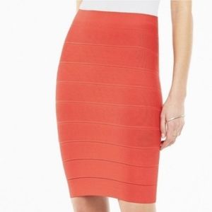 NWOT BCBG Bandage skirt - Orange